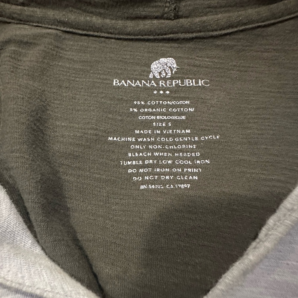 Banana Republic cotton hoodie. Color blue. Size small. No pets. Smoke free. - Picture 3 of 4
